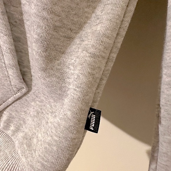 PUMA | Essentials Logo Women's Hoodie | light gray Heather | Size L | NWT - Picture 11 of 12